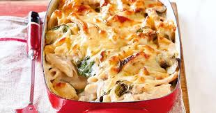 5 Ingredient Chicken And Mushroom Pasta Bake Recipe Pasta Bake Mushroom Pasta Bake Chicken Pasta Bake