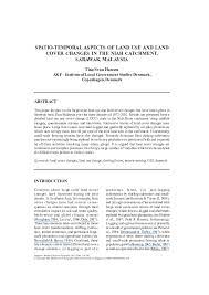 Application for authorization of attestation under s.215 of the sarawak land code. Pdf Spatio Temporal Aspects Of Land Use And Land Cover Changes In The Niah Catchment Sarawak Malaysia Tina Colding Academia Edu