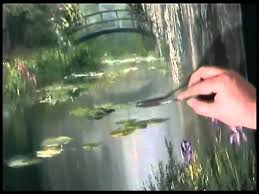 Igor Sakharov Overgrown Pond Artist Video Tutorial Painting Drawing Le Oil Painting Lessons Acrylic Painting Techniques Painting Lessons