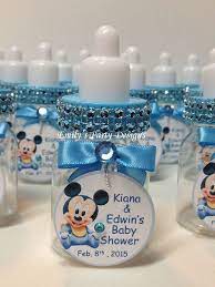 Baby Mickey Mouse Favor Baby Shower Favor Baby Bottle Favor Baby Bottle Favors Baby Shower Favors Recuerdos Baby Shower