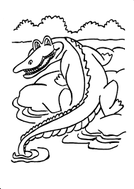 37+ crocodile coloring pages for kids for printing and coloring. Dangerous Crocodile Coloring Printable Page