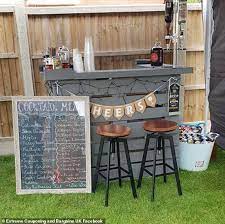 By casainc $ 666 00 /box. Dad Makes Swanky Outdoor Bar For Just 30 Using An Old Crate And B Q Paint Daily Mail Online