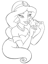 Unlike pocahontas, disney's jasmine isn't based on a historical figure. Aladdin Coloring Pages Coloring Home