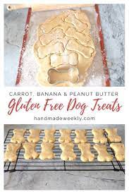 Gluten Free Dog Treats Carrot Banana Peanut Butter Handmade Weekly Recipe Gluten Free Dog Treats Gluten Free Dog Treats Homemade Grain Free Dog Treats Recipes