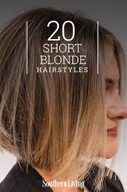 20 Short Blonde Hairstyles To Bring Straight To The Salon In 2020 Short Blonde Hair Hair Styles Short Blonde