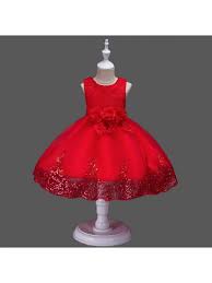 Taglie da 1 a 9 anni. Vestito Bambina Abito Cerimonia Pailettes Cdr076