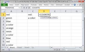 Linkedin.com has been visited by 100k+ users in the past month Count The Number Of Cells That Contain Specific Text In Excel Teachexcel Com