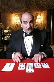 David Suchet As Poirot In Cards On The Table Hercule Poirot Poirot Agatha Christie S Poirot
