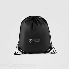Mercedes Amg Pull Bag Petronas Motorsport Nylon Black Mercedes Benz 141191081 Selection Rs