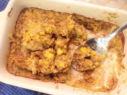 In a medium sized bowl, add the whole kernel corn, cream style corn, butter, sour cream, and corn bread mix; 4 Ingredient Corn Pudding Sides Archives The Seasoned Mom