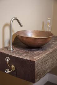 copper sink bathroom, undermount