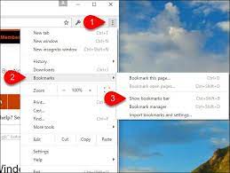 Click on the menu button to open the menu panel. How To Show The Bookmarks Bar In Google Chrome