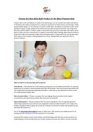 How to give an oatmeal bath. Choose The Best Baby Bath Product In The Most Pleasant Way By Little Moo Organics Issuu