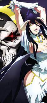 Overlord ultrahd background wallpapers for wide screens, all smart phones for iphone , samsung download 49,254 best hd wallpaper. Ainz Ooal Gown And Albedo Iphone 11 828x1792 Wallpaper