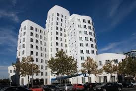 The neuer zollhof is designed by american architect frank gehry, a well known architect in the world. Neuer Zollhof Alchetron The Free Social Encyclopedia