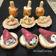 ¿quieres saber cómo hacer bocadillos para fiestas que sean fáciles. Canapes Faciles Y Rapidos Receta De Divina Cocina