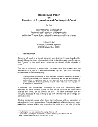 Criminal versus civil, and direct versus indirect. Pdf Part 5 Freedom Of Expression And Contempt Of Court Harris K O N S T A N T I N O S Nottas And Co Authors Dtms Et Al L A T E T E A L T A E L T A L E T E L A As Well As Many Other Anagrams Academia Edu