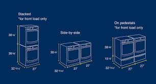 Stackable washer and dryer width. How To Measure Washer And Dryer Dimensions Maytag