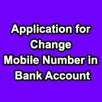 Have you lost your mobile number / changed your mobile number that was registered with your you have to submit a request to your bank manager through a letter. Application For Bank Account Statement
