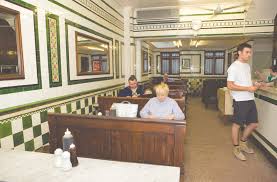 Cooke pie & mash shop on broadway market in hackney. F Cooke Manzes Metro Guides