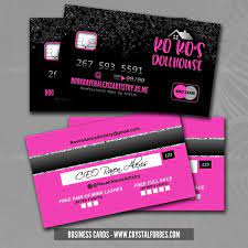 Getting a credit card for business use is one way to make that distinction. Business Cards Credit Card Style Crystal Forbes Design Studio