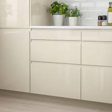 Voxtorp Drawer Front Ikea Ikea Voxtorp Drawer Front In 2020 Beige Kitchen Beige Kitchen Cabinets Gloss Kitchen Cabinets