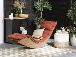 Wooden garden sun lounger for kids deck chair handmade natural pine wood. Rocking Sun Lounger Acacia Wood Dordogne