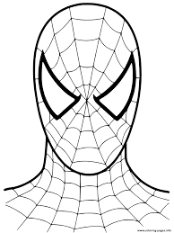 Printable spiderman mask coloring pages. Printable Spiderman Mask Coloring Pages Novocom Top