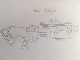 Really good value for the price! Weapons Drawing Heavy Shotgun Compact Smg And Revolver Fortnite Battle Royale Armory Amino