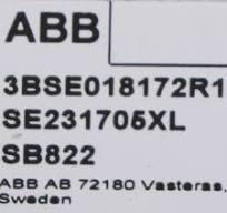 ABB SB822 3BSE018172R1 Rechargeable Battery Unit ...
