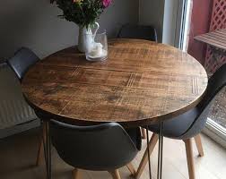 Pin By A B On Kitchen In 2020 Rustic Industrial Dining Table Hairpin Dining Table Industrial Dining Table