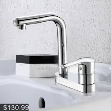 two holes deck mounted bathroom sink faucet