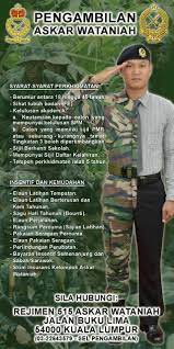 Pengambilan askar wataniah batalion ke 2 rej 503 dibuka sekarang: Pengambilan Askar Wataniah 2019