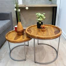 We have a wide selection of modern coffee tables, including glass coffee tables and marble coffee tables. Solid Mango Wood Side Table Set 2 Pieces