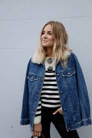 Black And Blue Split Denim Jacket Never Enough Denim Jacket With Fur Fashion Me Now Fashion
