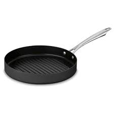 Cuisinart 11 Inch Round Grill Pan Black Non Stick Grill Pan Grill Pan Cookware And Bakeware