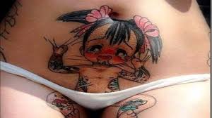 The elephant tattoo on upper breasts: Private Tattoos