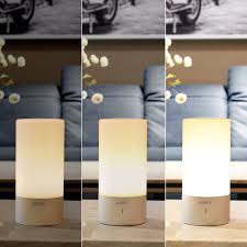 Product title pir montion sensor led table lamp bedside night ligh. Aukey Table Lamp Touch Sensor Bedside Lamps Dimmable Warm White Lig Zingydecor
