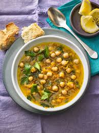 Griechische Kichererbsensuppe Kichererbsensuppe Erbsen Suppe Kichererbsen Suppe
