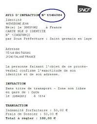 Voyagez à partir de 5€! Contravention Sncf