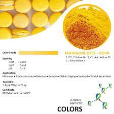 Dampak negatif pewarna makanan tartrazina 19140 kuning. Jual Pewarna Makanan Tartrazine C I No 19140 1 Kg Roha 1 Kg Kab Bekasi Pt Roha Lautan Pewarna Tokopedia
