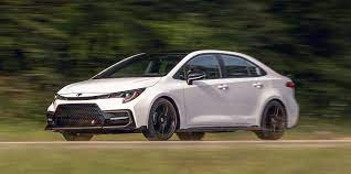 The 2019 toyota corolla se trim is the sporty option and includes all of the features listed for the le trim plus a few performance extras like a manual transmission and softex upholstery. 2021 Toyota Corolla Review Pricing And Specs