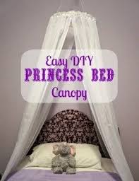 This modern canopy bed frame is constructed from 4 x 4's and 2 x 4's. Easy Diy Princess Canopy Creative Ramblings