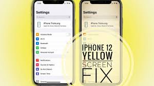 I can't read it at all. How To Fix Iphone 12 Yellow Screen Display Problem