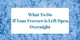 Check spelling or type a new query. What To Do If Your Freezer Is Left Open Overnight Little House Big Alaska