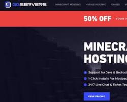 Image of GGServers Minecraft server hosting logo