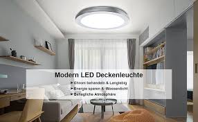 Bist du auf der suche nach deckenbeleuchtung aller art? Padma 15w Led Deckenleuchte Bad Kaltweiss Deckenlampe Schlafzimmer Modern Hell 26cm 6000k 1200lm Silber Rand Chrom Design Wasserdicht Ip44 Fur Badezimmer Wohnzimmer Kuche Flur Buro Amazon De Beleuchtung
