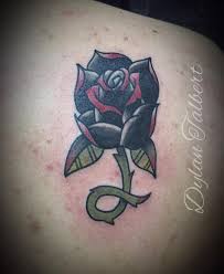 Art Immortal Tattoo : Tattoos : Dylan Talbert Davenport : Black Rose
