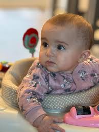 As we celebrate this week of thanksgiving, we're reminded to appreciate our  blessings. We're blessed and grateful today for our beautiful Noella paying  us a visit with Justin and Alyssa. She's growing