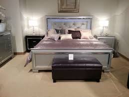 Bedroom set includes queen bed headboard, footboard and rails; Homelegance Allura Modern Bed Silver With Touch Engaged Led Lighting Black Bedroom Furniture Master Bedroom Furniture Modern Bedroom Furniture
